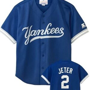New York Yankees Derek jeter baseball Jersey 90s starter MLB